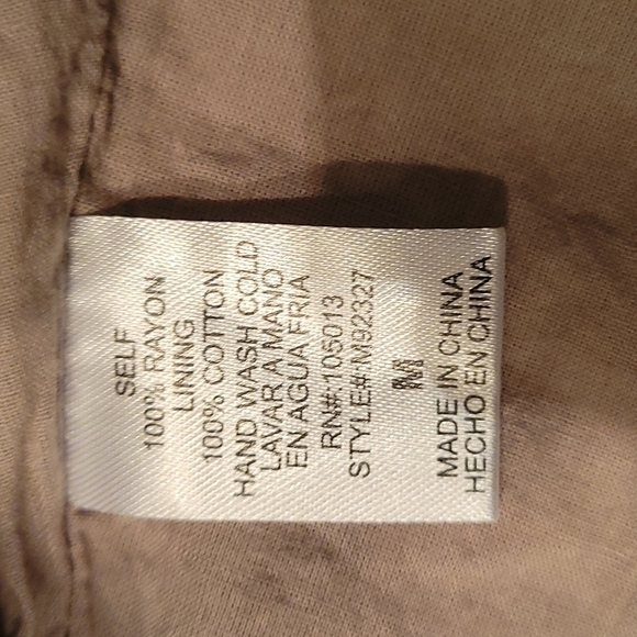 ANDREE BY UNIT Beige Mexican Embroidered Tank Trapeze Jumper Festival Dress - Picture 7 of 10